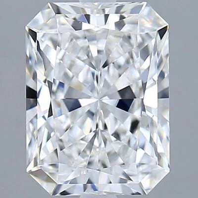 2.5Ct  Wholesale Radiant E F Color VS1 Loose Non Certified Lab Grown CVD DIAMOND - Image 1 of 4