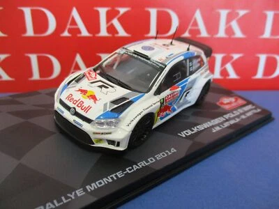 Die cast 1/43 Modellino Auto Volkswagen Polo R Rally Monte Carlo 2014 Latvala - Immagine 1 di 4