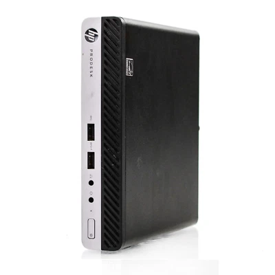 Fast HP ProDesk 400 G3 Mini PC Computer i3-7100T CPU 32GB Ram 1TB SSD Windows 11 - Image 1 of 4
