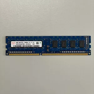 Hynix 2GB DDR3 RAM PC3-10600 1333MHz non-ECC Unbuffered CL9 HMT325U6CFR8C-H9 - Picture 1 of 4