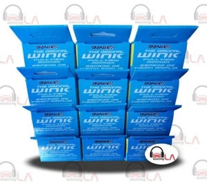 SET OF 12 RALLY ORIGINAL WINK 5 PANEL REAR VIEW MIRROR 34.44 x 2.75 - Picture 1 of 2