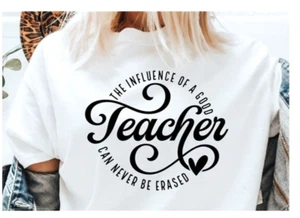 LOVED TEACHER BEST TEACHER Sweatshirt Valentines Day TEACHER APPRECIATION - Picture 1 of 2