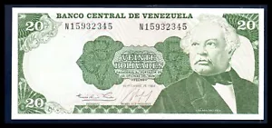 Venezuela XF+ Banconota 20 Bolivares Bs 1984 P-64a (spedizione bassa) - Foto 1 di 2