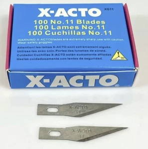 100 pcs Blades #11 Exacto Style x-acto Hobby For Multi Craft cutting Tools - Picture 1 of 5