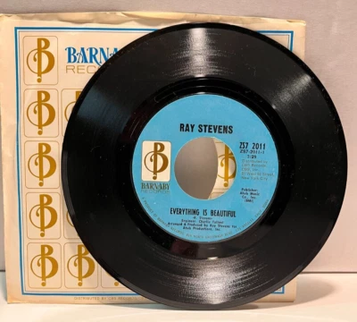 B74 Ray Stevens: Everything is Beautiful/ A Brighter Day, 1970 Barnaby ZS7 2011 - Image 1 of 2