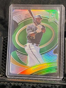 Gregory Polanco 2021 Spectra Green Neon Die-Cut #3/25 - Pirates - Bild 1 von 2