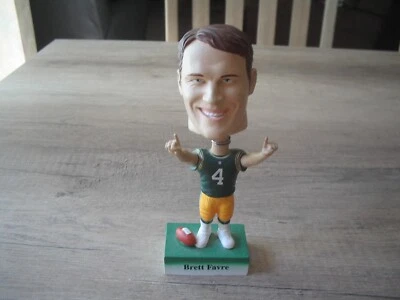 NFL BRETT FAVOR 2002 Green Bay Packers cubierta superior Play Makers Bobblehead Foto 1 de 4