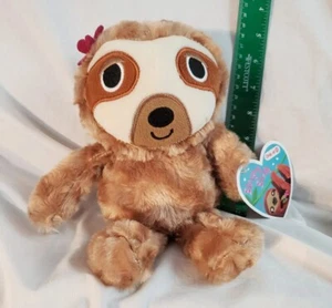 New 9" Brown Sleepy Sloth Plush 2023 Make Believe Target Easter Spring - Picture 1 of 10