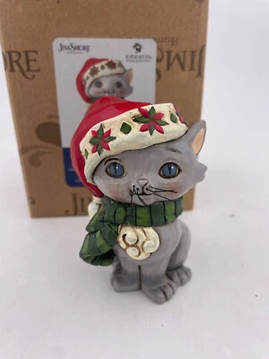 Enesco Jim Shore - Mini Christmas Kitten (3.25") #6004295