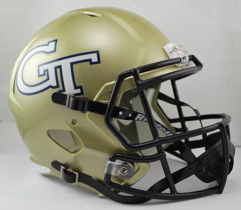 GEORGIA TECH YELLOW JACKETS NCAA Riddell SPEED Full Size Replica Football Helmet Cover