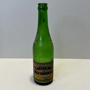 Crown Top Soda Pop Flasche 12 Oz Canada Dry Pale Ginger Ale - Bild 1 von 13