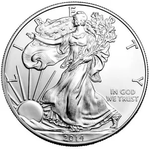 2014 1 oz American Silver Eagle Coin - Picture 1 of 2