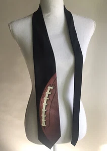 Football Tie by Ralph Marlin Just A Ball Football Linda J Luna  1998 151322 - Picture 1 of 10