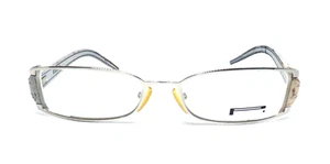 Frames for Eyeglasses DONNA Made IN Italy Silver New - Picture 1 of 5