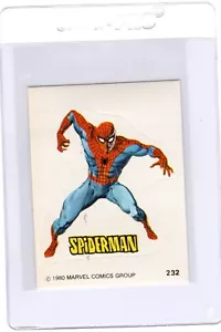 1980 Terrabusi Marvel Coleccion Superheroes Spider-Man #232 Sharp Light Mark - Picture 1 of 2