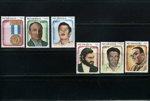 RUBÉN DARÍO ,ORDEN DE {6} CULTURALES -NICARAGUA 1987 - Imagen 1 de 3