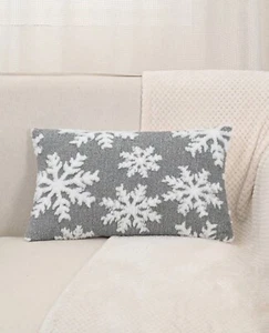 Christmas Snowflake Accent Pillow Cover - Picture 1 of 4
