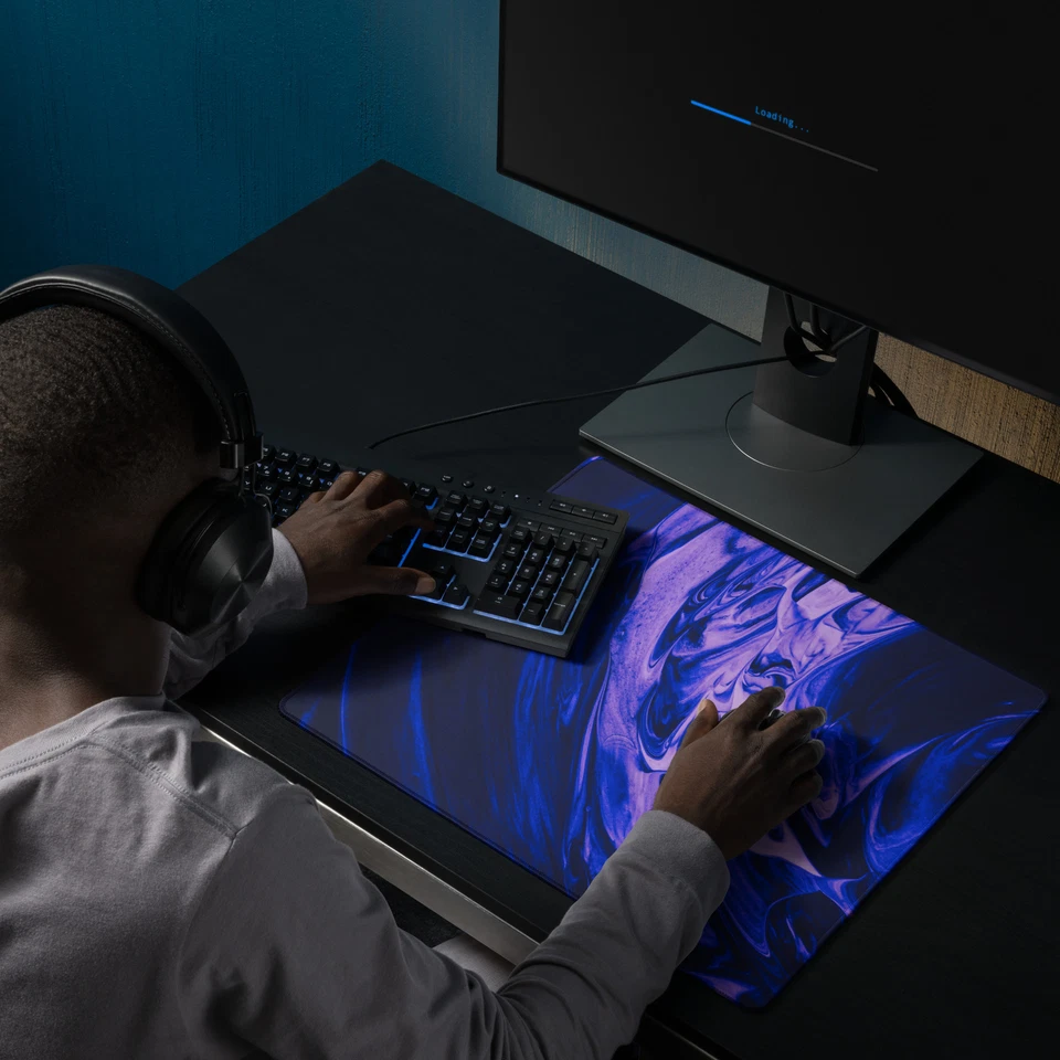 Purple paint Gaming mouse pad - Image 1 of 1