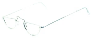 B.O.I.C. London Line 10KT GF Rhodium halbes Auge 42x22 mm RAHMEN RX optische Brille - Bild 1 von 13