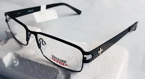 Monturas de gafas para hombre iStamp Xp 617m ópticas recetadas negras 54-16-145 $76R - Imagen 1 de 4