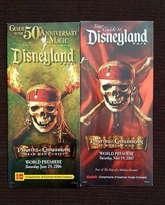 MAPA DE DISNEYLANDIA PIRATAS DEL CARIBE COFRE DE HOMBRE MUERTO EN EL FIN DEL MUNDO PREMIER - Imagen 1 de 1