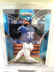 2019 Panini Prizm - Blue Mojo Prizm #24 Nomar Mazara /399 - Picture 1 of 2