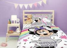 3-Piece Minnie Mouse Single Sheets Linen Bedding Duvet & Pillow Cover Set