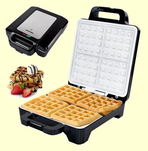 WAFFELEISEN für BELGISCHE WAFFELN XLC mit KERAMIKPLATTEN THERMOSTAT   SYNTROX - Bild 1 von 8
