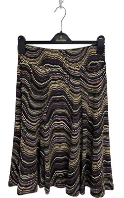 Женская короткая многоцветная трапециевидная юбка Lifestyle Attitude от Larry Levine размер M - Изображение 1 из 4