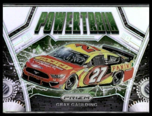Gray Gaulding Powertrain #86 2020 Panini Prizm Silver SS Green Light Racing - Imagen 1 de 2
