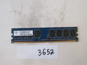 Nanya NT2GT64U88D0BY-AD 2Gb PC2-6400 800Mhz DDR2 Desktop Memory RAM (3652) - Picture 1 of 2