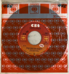 ROBERTO CARLOS - DESAYUNO / VIVIENDO POR VIVIR - 1978 MEXICAN 7" SINGLE, CS, SOL - Picture 1 of 4