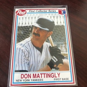 1990 Post Cereal Don Mattingly #1 New York Yankees