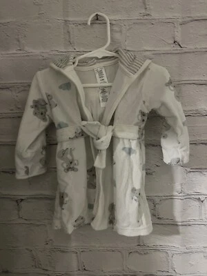 Albornoz Koala Blanco Just For You Carter Bebé Talla 0-9 Meses Foto 1 de 4