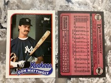 Don Mattingly 1989 Topps #700 NRMT To Nrmt/mint
