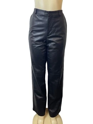 Pantalones de cuero negro para mujer Versus Versace talla 36/50 Foto 1 de 4