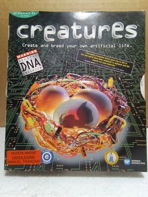 Creatures Create Real Life on Your PC Big Box, NEW! CIB, RARE - Vintage - RETRO! - Image 1 of 4