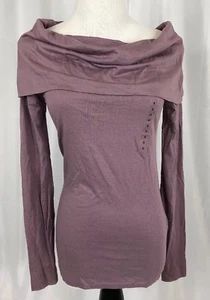 Nuevo con etiquetas Ralph Lauren Mujer Cuello de Capucha Púrpura Pima Algodón Talla Pequeña - Imagen 1 de 7