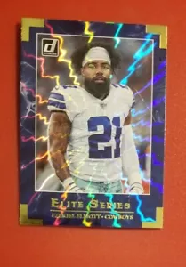 2020 Donruss Elite Series Ezekiel Elliott ES-EE Cowboys FREE SHIPPING - Picture 1 of 7