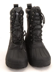 Aleader Herren Größe 12 AL191101M Schwarz Isoliert Wasserdicht Winter Schnee Stiefel - Bild 1 von 10