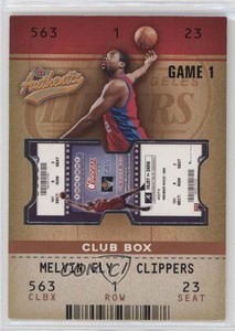 2002-03 Fleer Authentix Club Box /100 Melvin Ely #116 Rookie RC