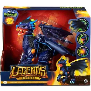 WowWee Untamed Legends Dragon - Interactive Vulcan Dark Blue Dragon - Bild 1 von 3