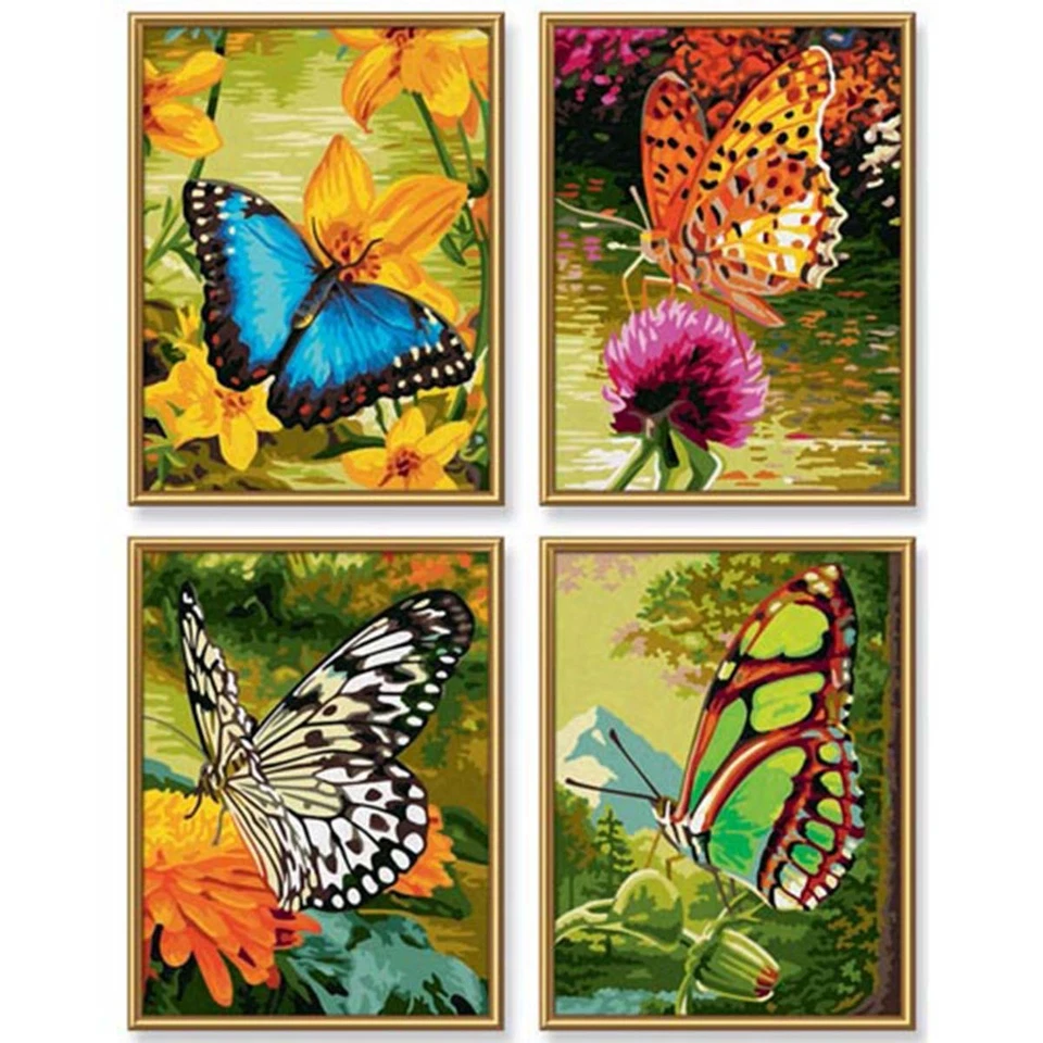 Butterflies Kit & Frames Paint by Number Kit - image 1 of 1