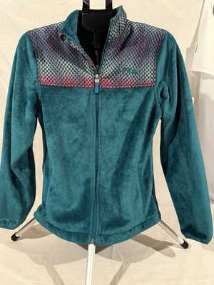 Chaqueta polar Sherpa suave difusa cremallera completa talla mediana vintage Fila Sport para mujer  Foto 1 de 4