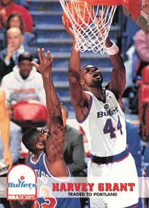 Tarjeta de baloncesto Harvey Grant 1993-94 Hoops #223 Portland Trail Blazers - Imagen 1 de 2