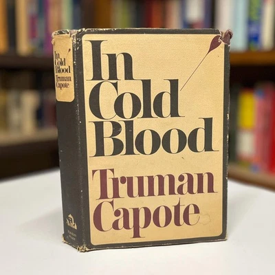 In Cold Blood by Truman Capote 1965 First Printing Hardcover Book w/DJ Foto 1 de 4