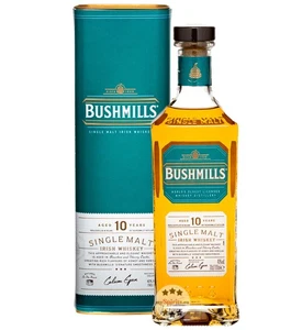 Bushmills 10 Jahre Single Malt Irish Whiskey / 40 % Vol. / 0,7 L in GP - Bild 1 von 5