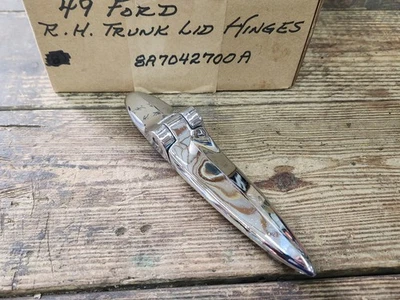 Caja de zapatos Ford 1949 parte de bisagra de maletero derecho # 8A-7042706A NUEVO Foto 1 de 4