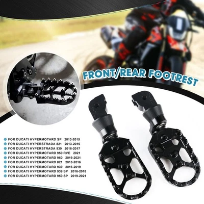 Motorcycle Footrests Foot Peg Pedal For Ducati HYPERMOTARD/HYPERSTRADA 821 939 Foto 1 de 4