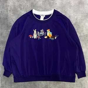 Vintage Anthony Richards Embroidered Pullover Sweater  - Picture 1 of 6